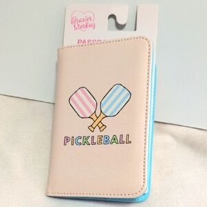 Frasier Sterling Pickleball Passport Case with Card Slots NWT